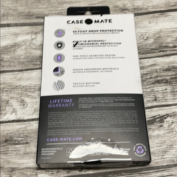 Case Mate Shiny Silver Case iPhone 12 mini 5.4” - Picture 4 of 6